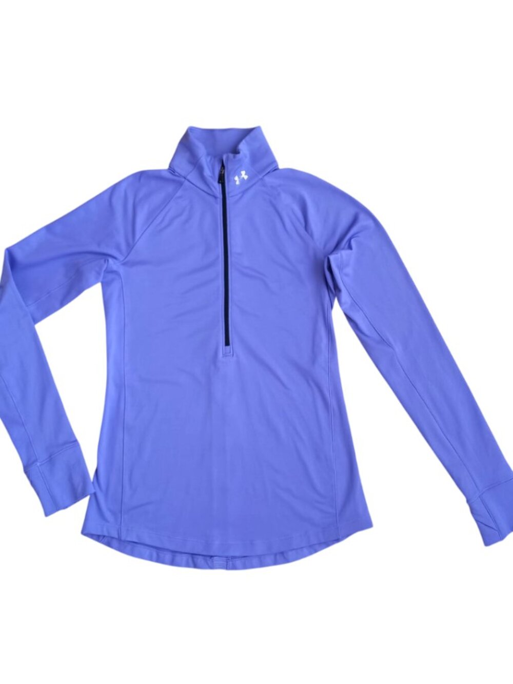 Under Armour ColdGear Purple Half Zip Athletic Top S